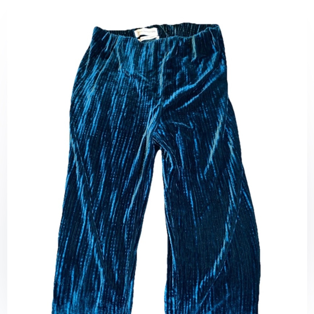 Urban Bohey Velvet High Waisted Pants Flare Small Festive Fun Sexy